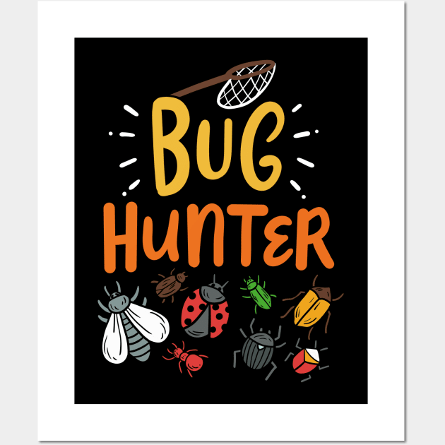 Bug Hunters Entomologist Entomology Insect Ladybug Wall Art by KAWAIITEE